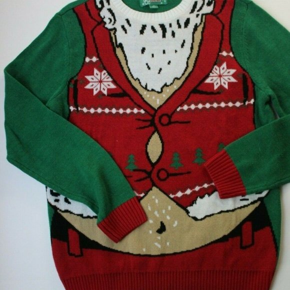 fat man christmas jumper